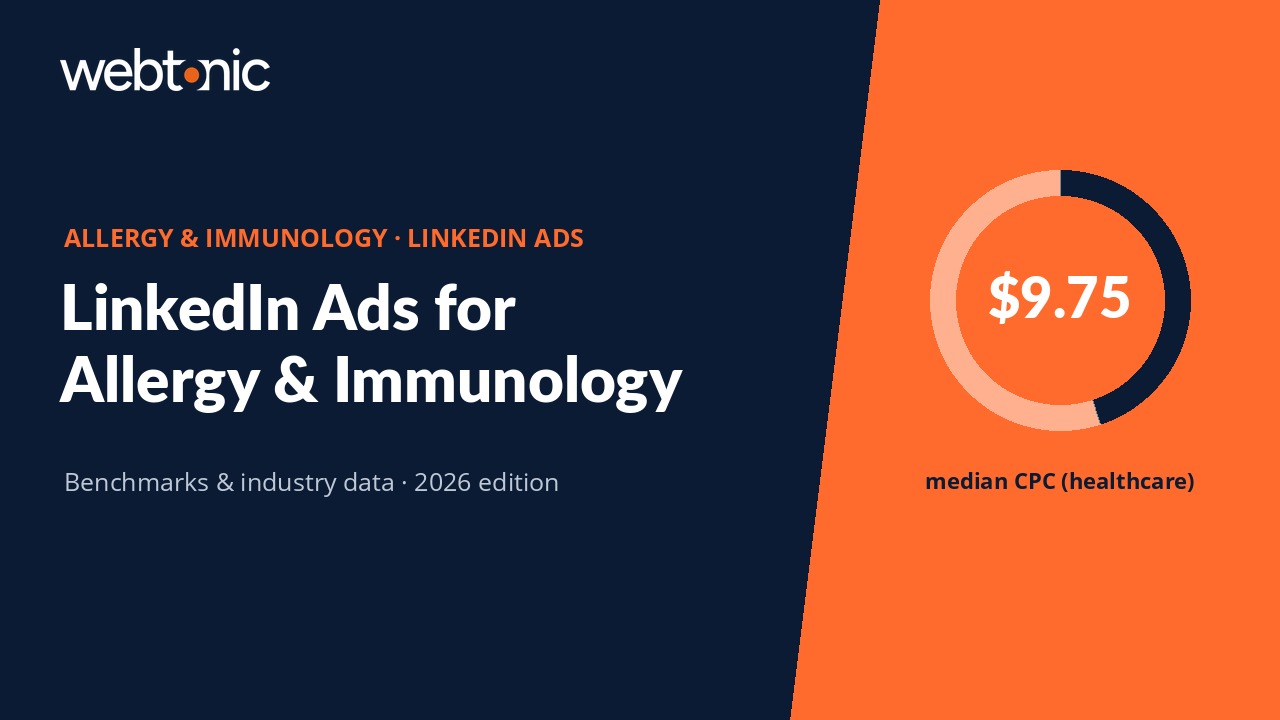 Allergy & Immunology LinkedIn Ads Statistics: 2026 Data & Benchmarks thumbnail