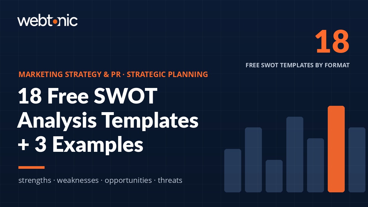 18 Free SWOT Analysis Templates (Plus 3 Completed Examples) — Web Tonic blog thumbnail