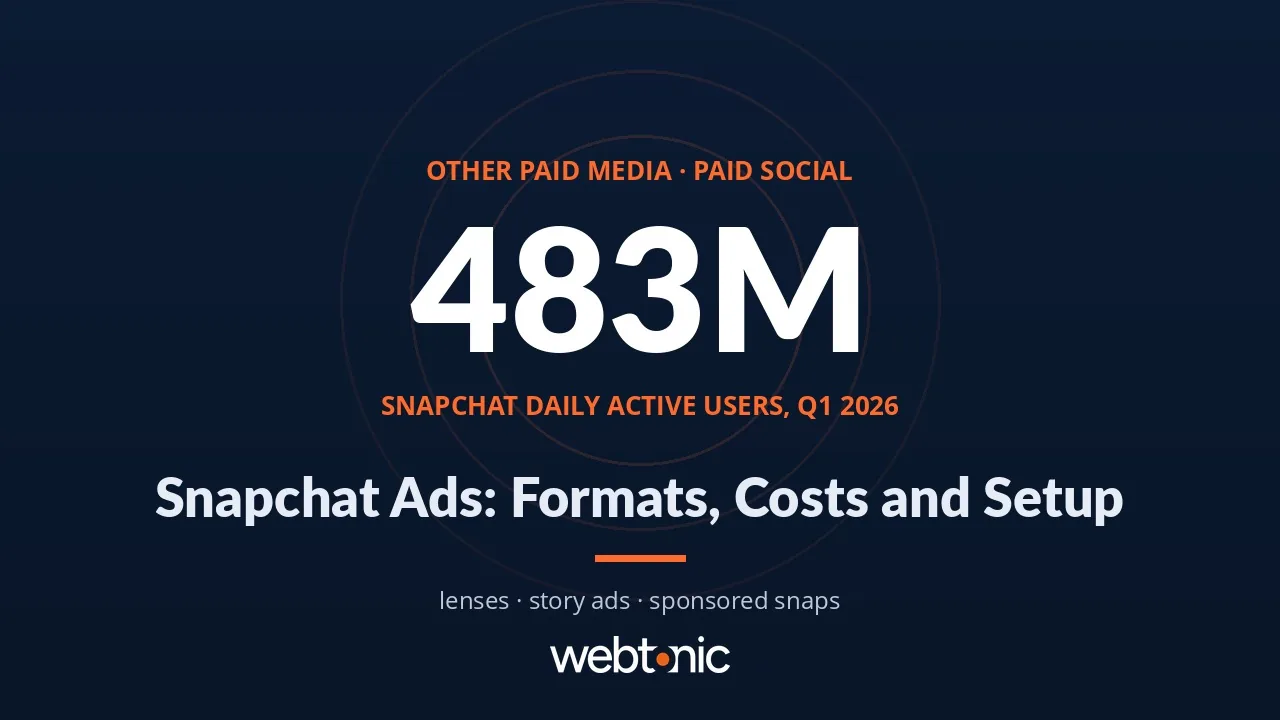Snapchat Ads: Formats, Costs and Campaign Setup — Web Tonic blog thumbnail