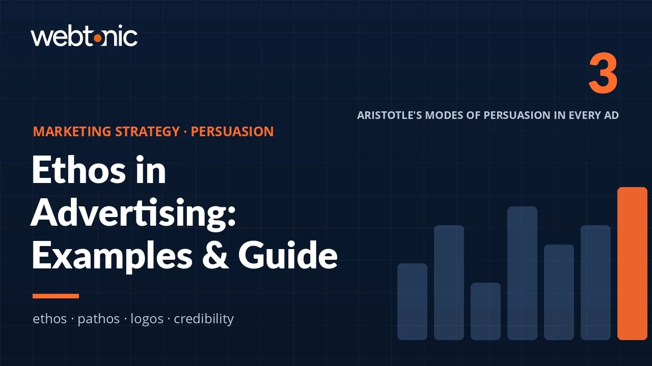 Ethos in Advertising: Examples and How Credibility Persuades — Web Tonic blog thumbnail