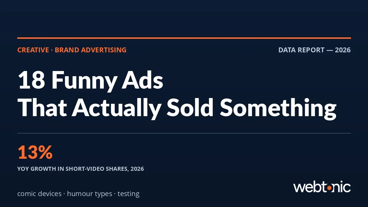 18 Funny Ads That Actually Sold Something (And Why They Work) — Web Tonic blog thumbnail