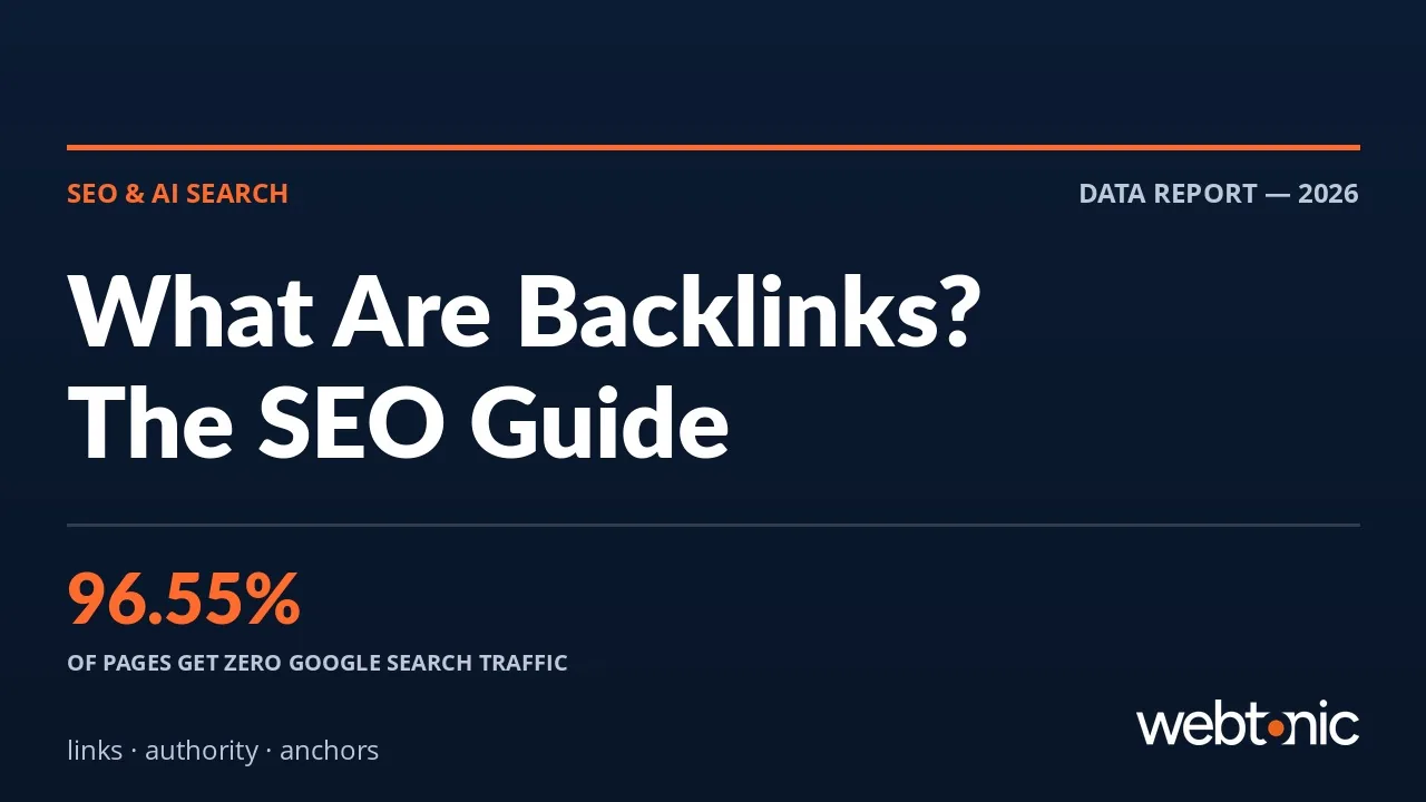 What Are Backlinks? How Links Shape Search Rankings — Web Tonic blog thumbnail