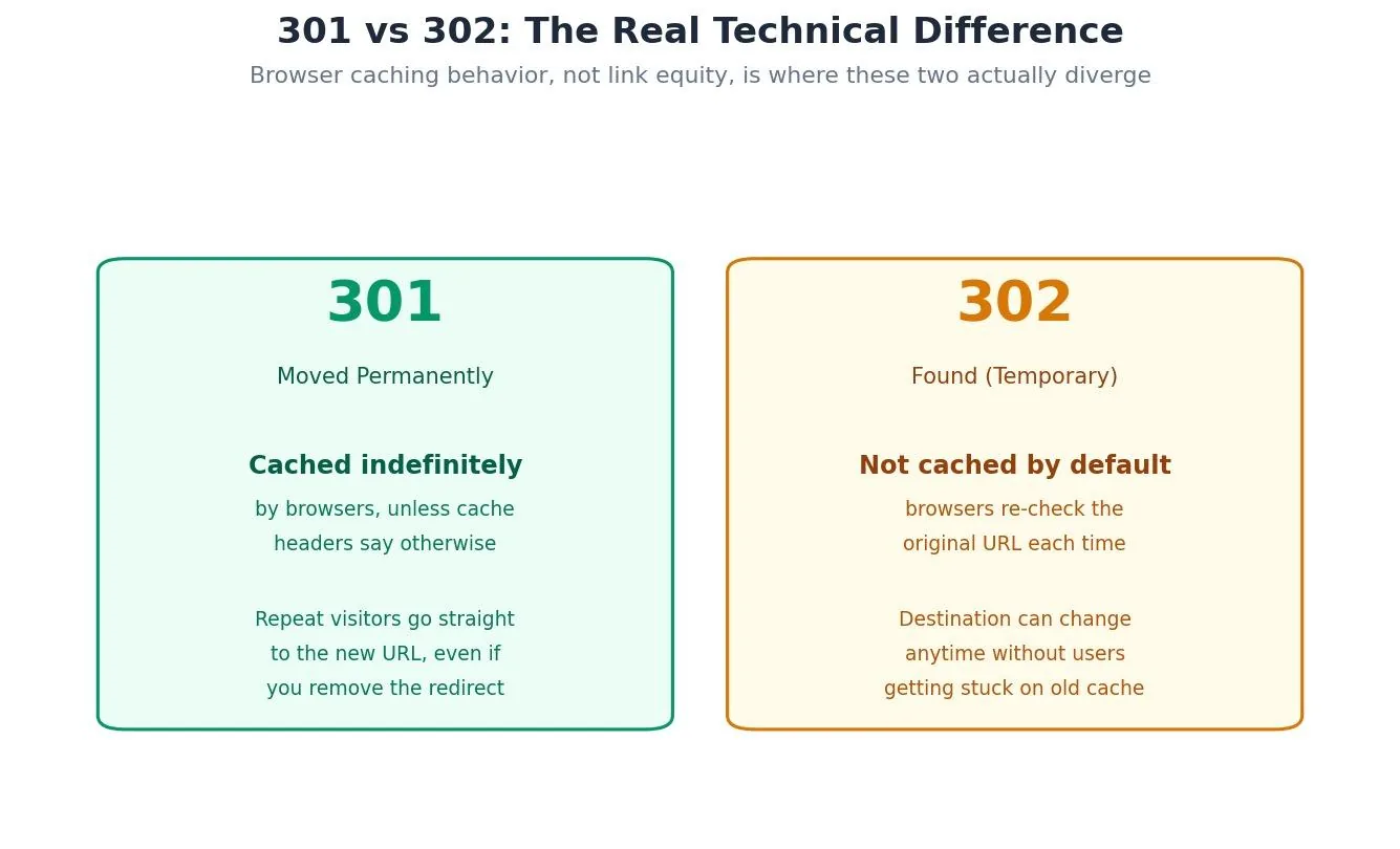 302 vs 301 Redirect: Which One Should You Choose? — Key Takeaways