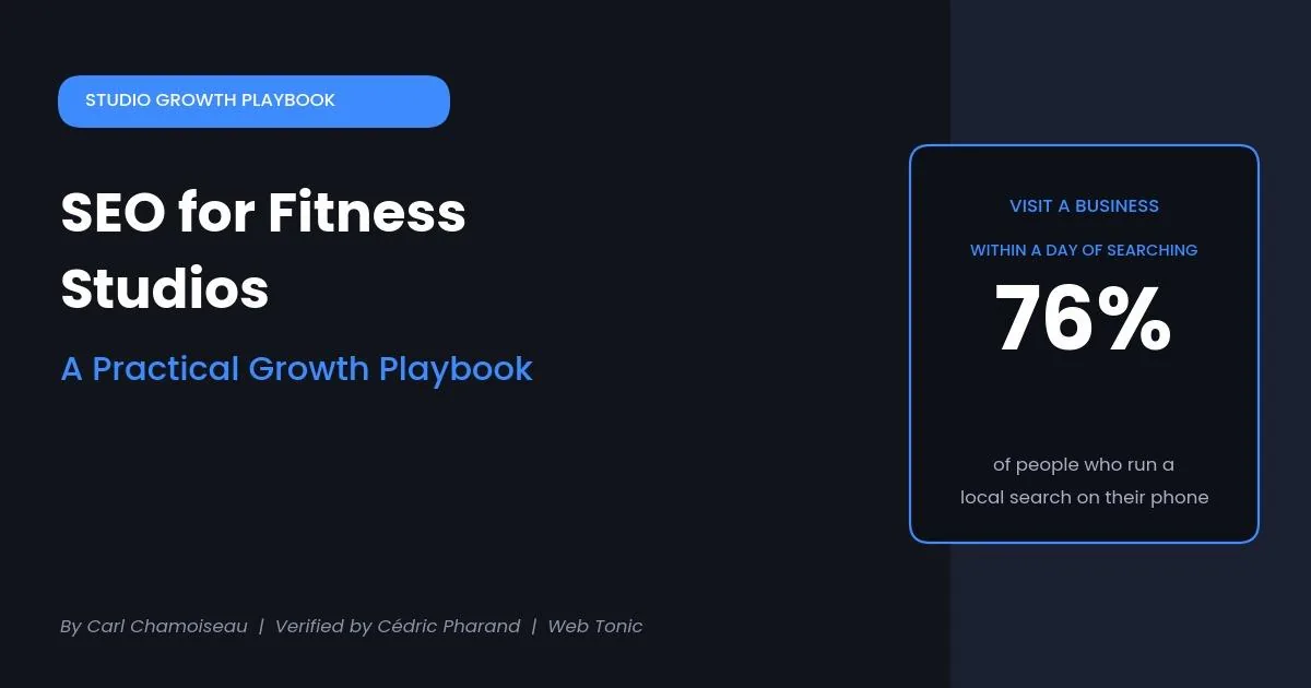 SEO for Fitness Studios: A Practical Growth Playbook — supporting visual 1