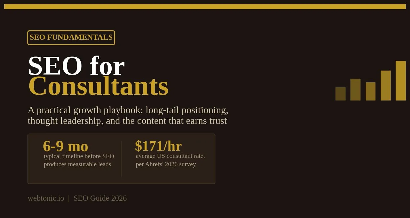 SEO for Consultants: A Practical Growth Playbook — supporting visual 1