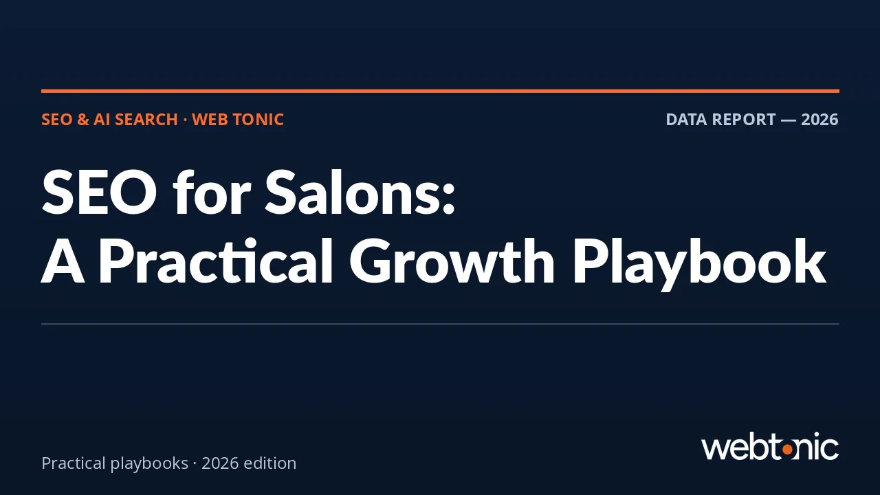 SEO for Salons: A Practical Growth Playbook — Web Tonic guide thumbnail
