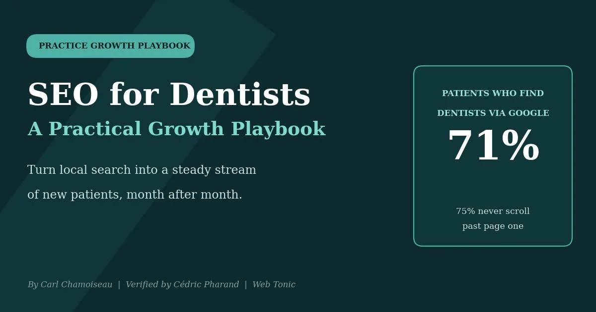 SEO for Dentists: A Practical Growth Playbook — supporting visual 1