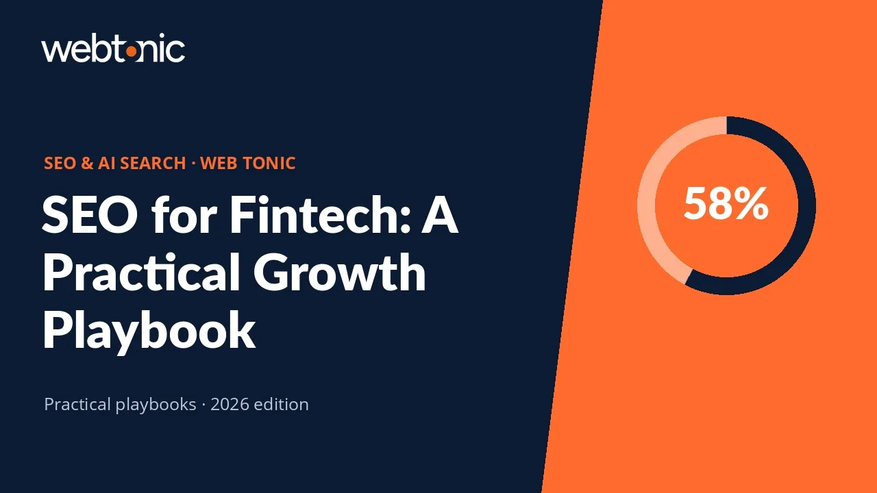 SEO for Fintech: A Practical Growth Playbook — Web Tonic guide thumbnail