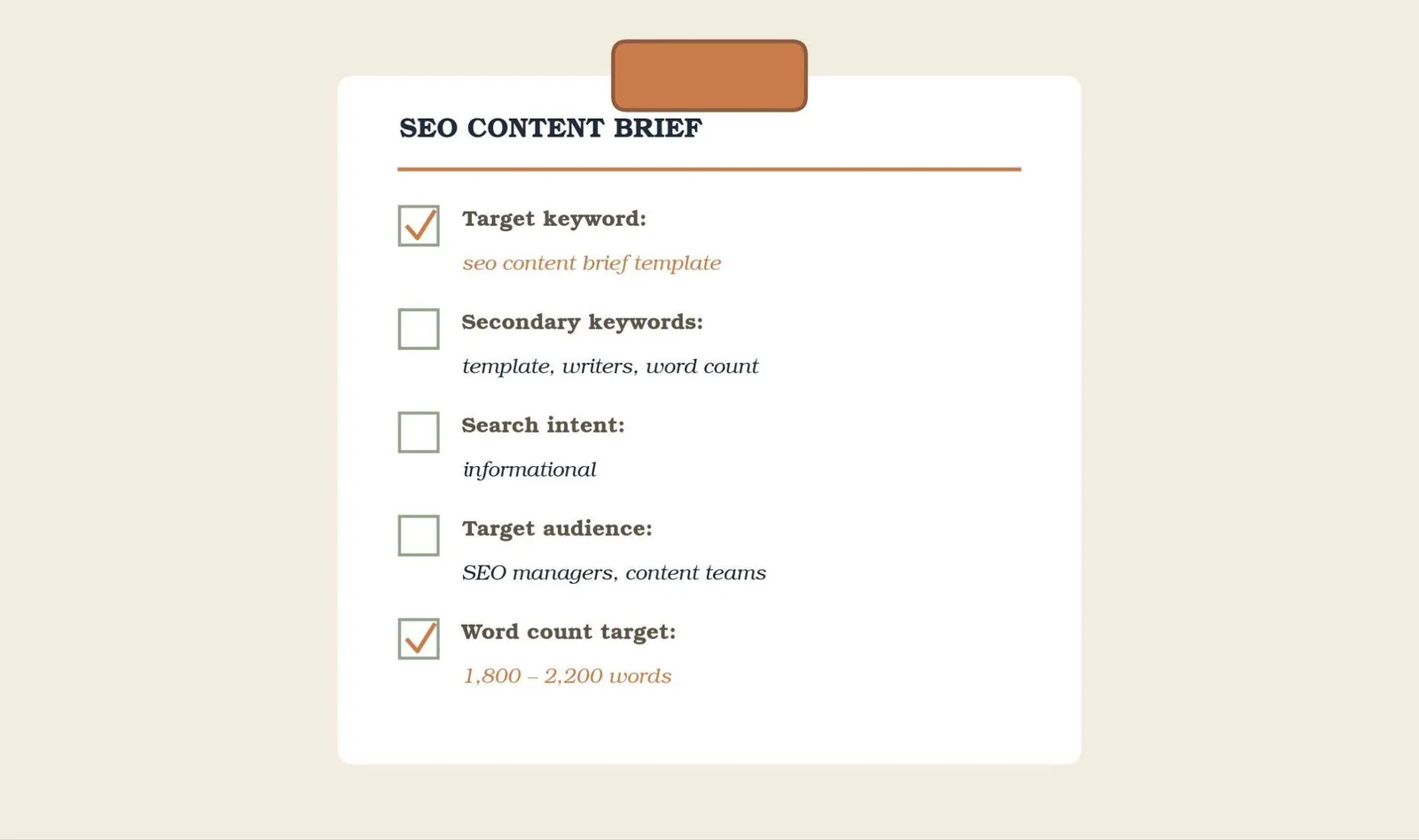 SEO Content Brief Template: What It Is & How to Use It — supporting visual 1
