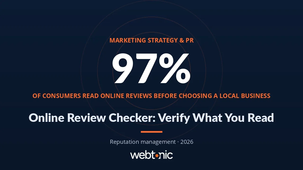 Online Review Checker: How to Verify Reviews Now That the Tools Are Gone — Web Tonic blog thumbnail
