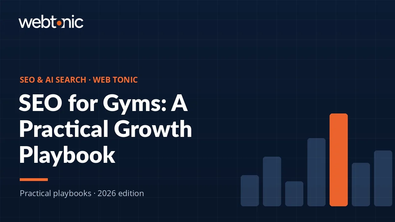 SEO for Gyms: A Practical Growth Playbook — Web Tonic guide thumbnail
