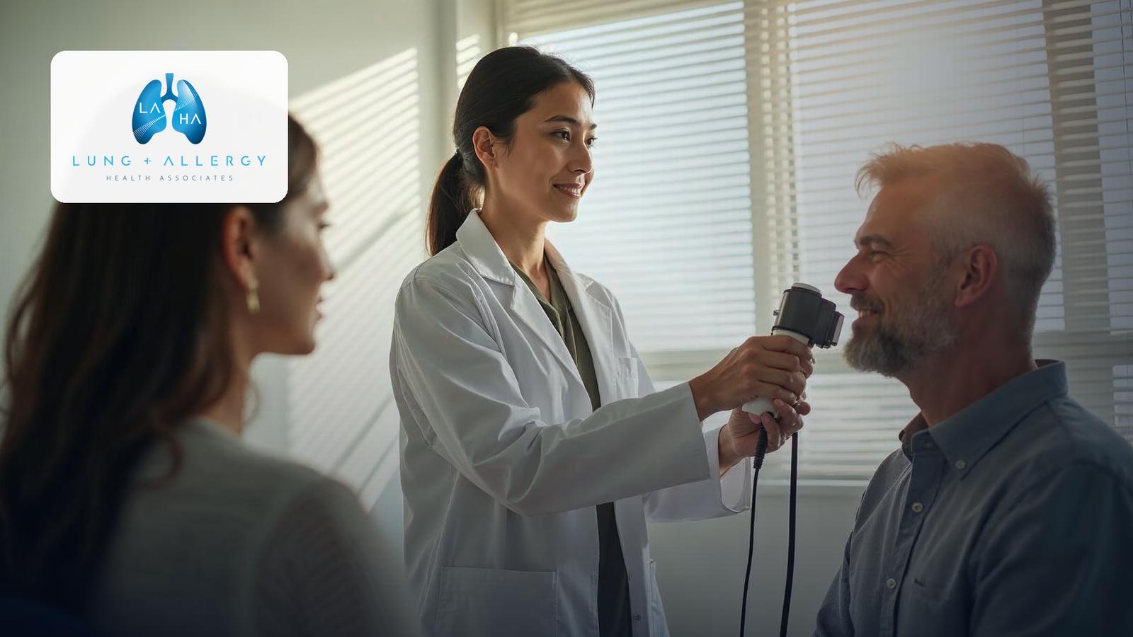 Lung & Allergy Health Associates — SEO — organic search case study background image