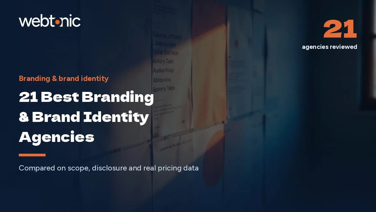Branding & Brand Identity Agencies: 21 Best Picks for 2026 — Web Tonic blog thumbnail