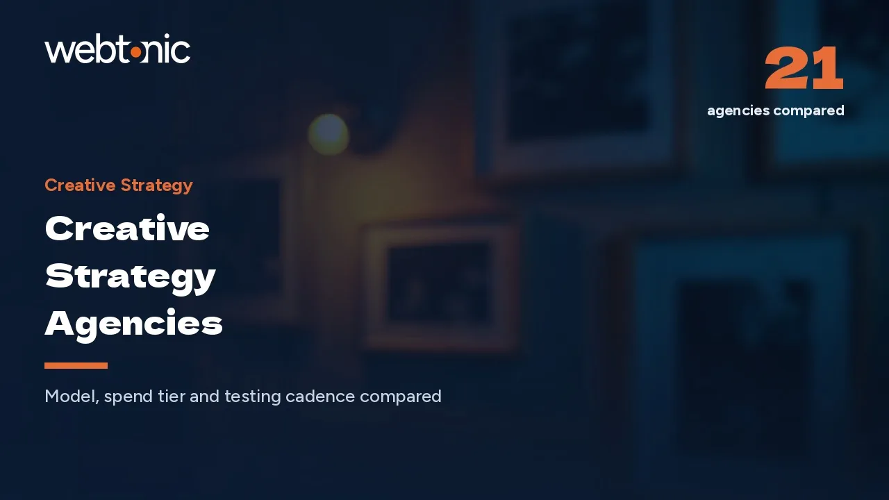 The 21 Creative Strategy Agencies That Matter in 2026 — Web Tonic blog thumbnail
