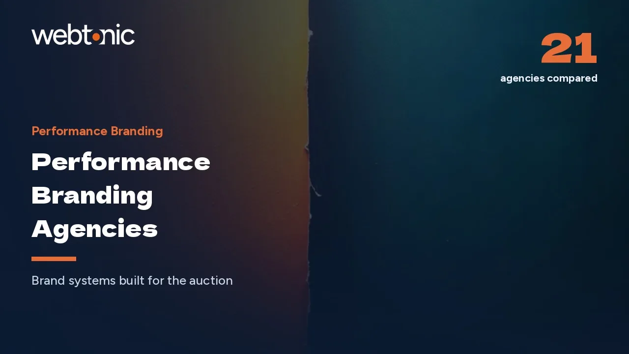 Brand and Performance in One Team: 21 Performance Branding Agencies for 2026 — Web Tonic blog thumbnail