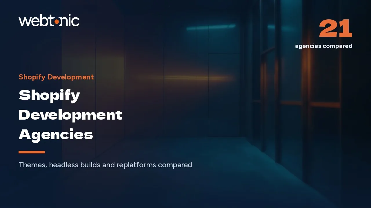 Built on Shopify: 21 Development Agencies to Know in 2026 — Web Tonic blog thumbnail