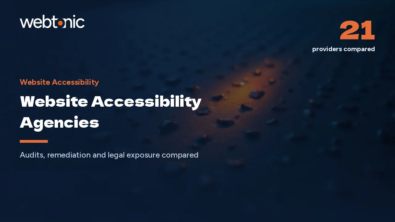 Website Accessibility in 2026: 21 Agencies That Fix the Code — Web Tonic blog thumbnail