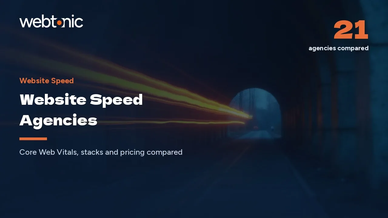 21 Website Speed Optimization Agencies to Shortlist in 2026 — Web Tonic blog thumbnail