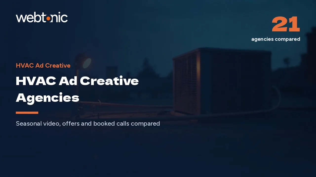 HVAC Ad Creative in 2026: 21 Studios and What They Shoot — Web Tonic blog thumbnail