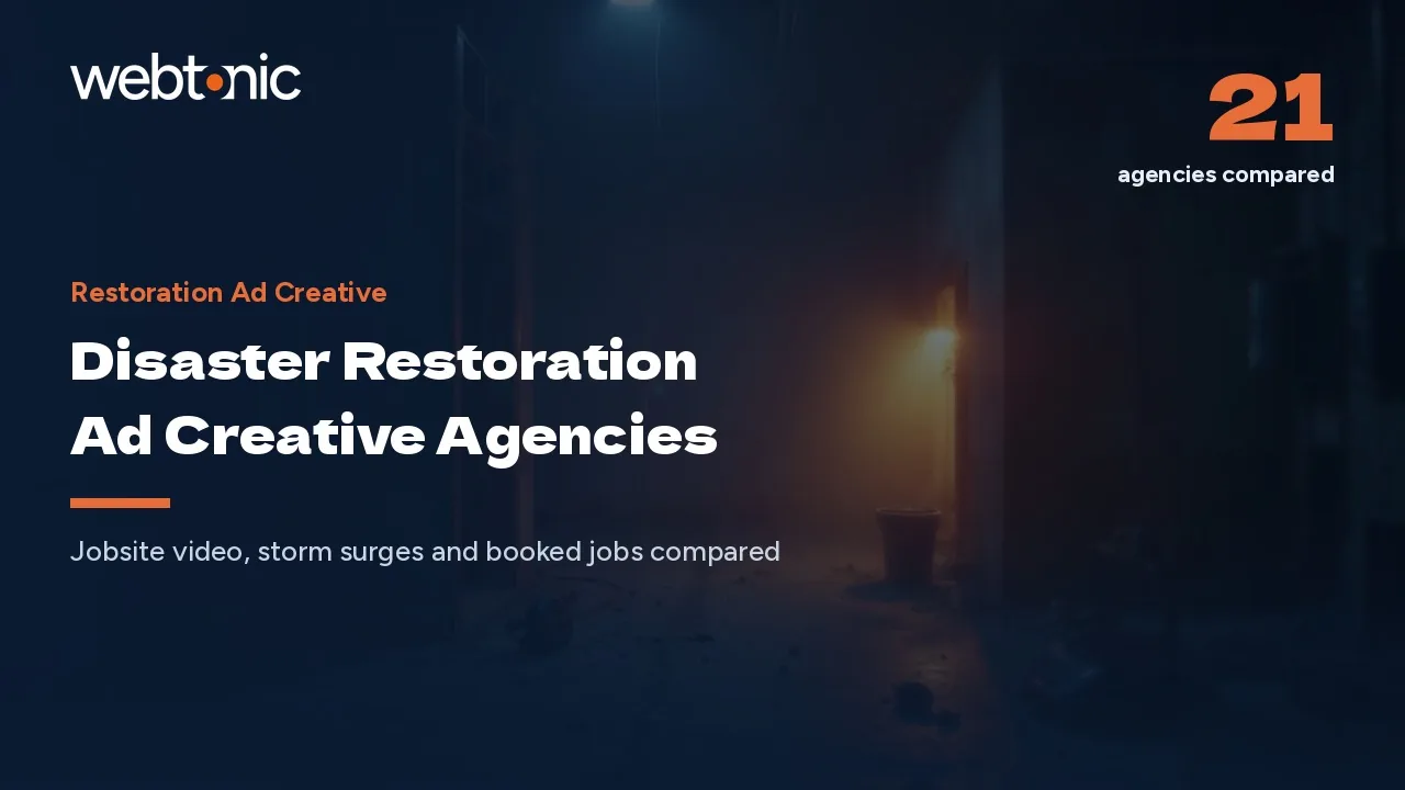 Restoration Ads That Land the Job: 21 Creative Studios for 2026 — Web Tonic blog thumbnail