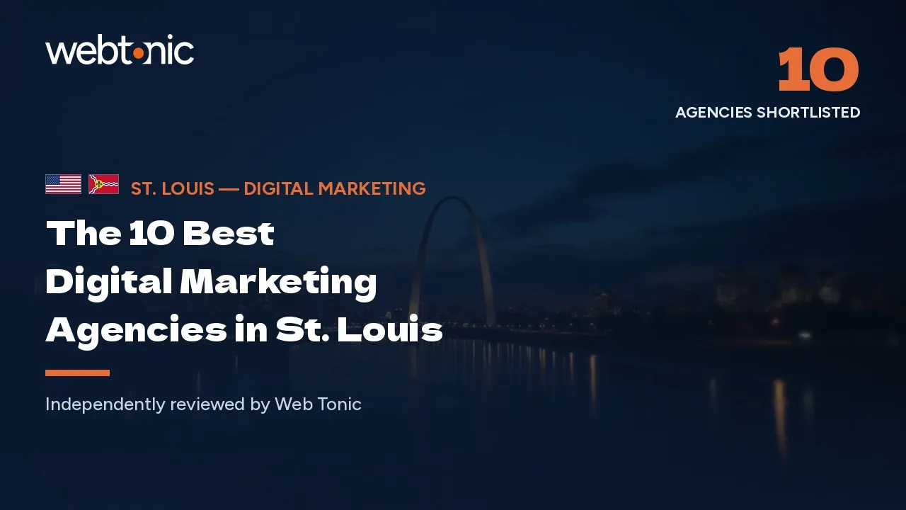 The 10 best digital marketing agencies in St. Louis — Web Tonic blog thumbnail