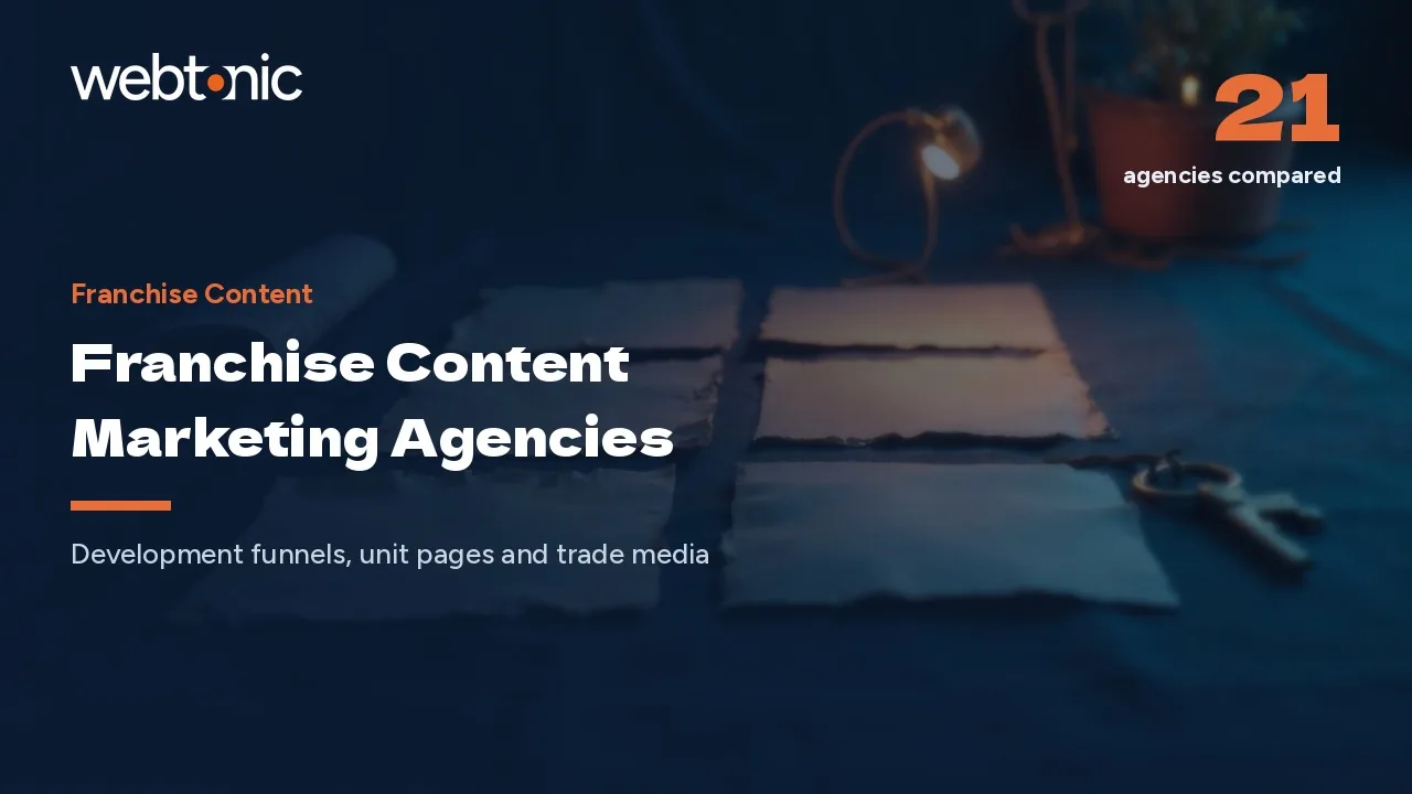 Two Audiences, One Calendar: 21 Franchise Content Agencies for 2026 — Web Tonic blog thumbnail