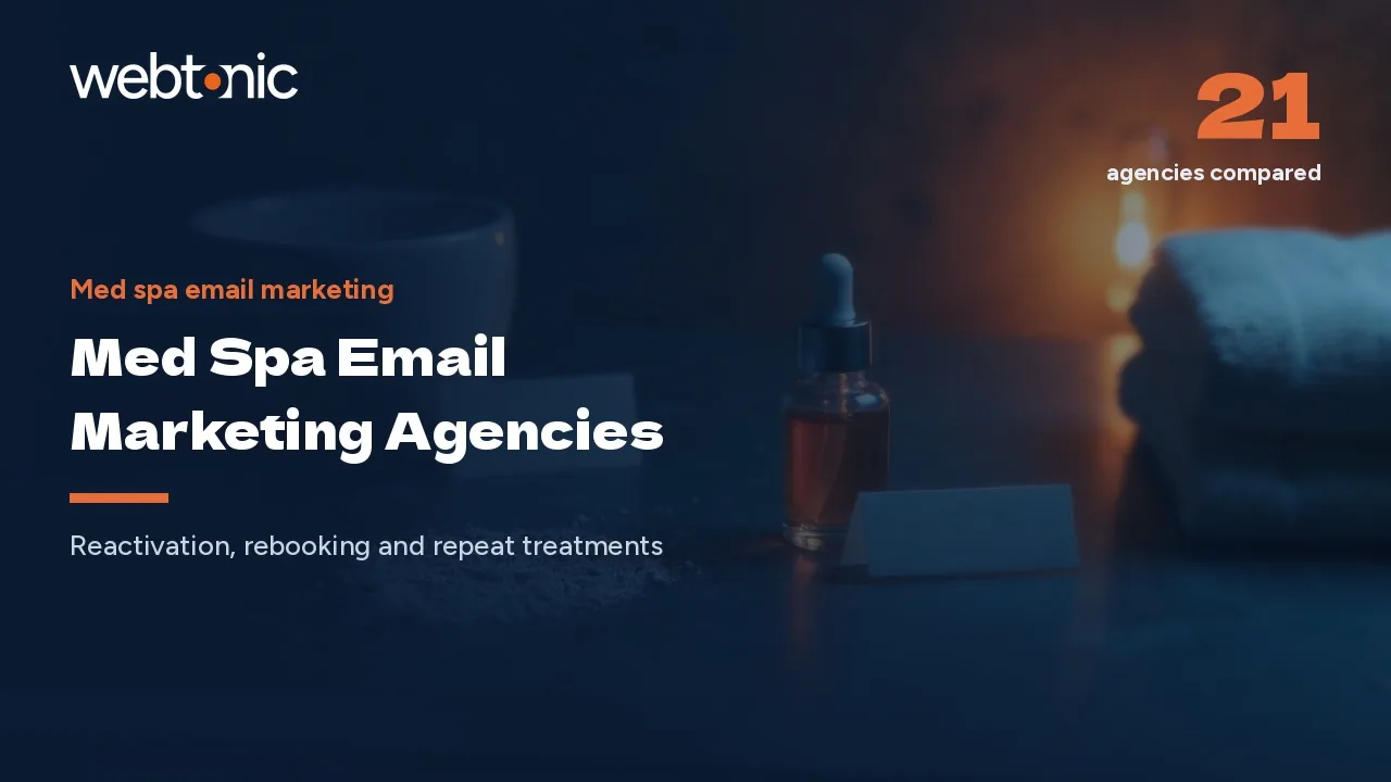 21 Med Spa Email Marketing Agencies, Ranked for 2026 — Web Tonic blog thumbnail
