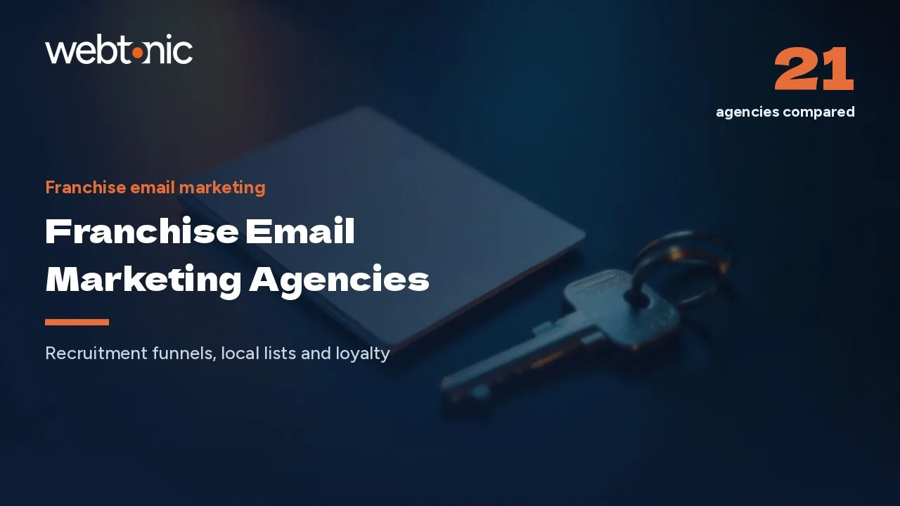Two Lists, One Brand: 21 Franchise Email Agencies in 2026 — Web Tonic blog thumbnail
