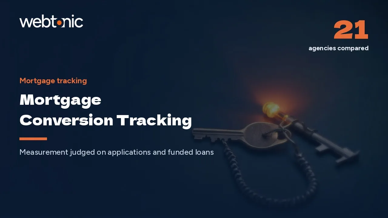 21 Mortgage Conversion Tracking Agencies Judged on Funded Loans in 2026 — Web Tonic blog thumbnail