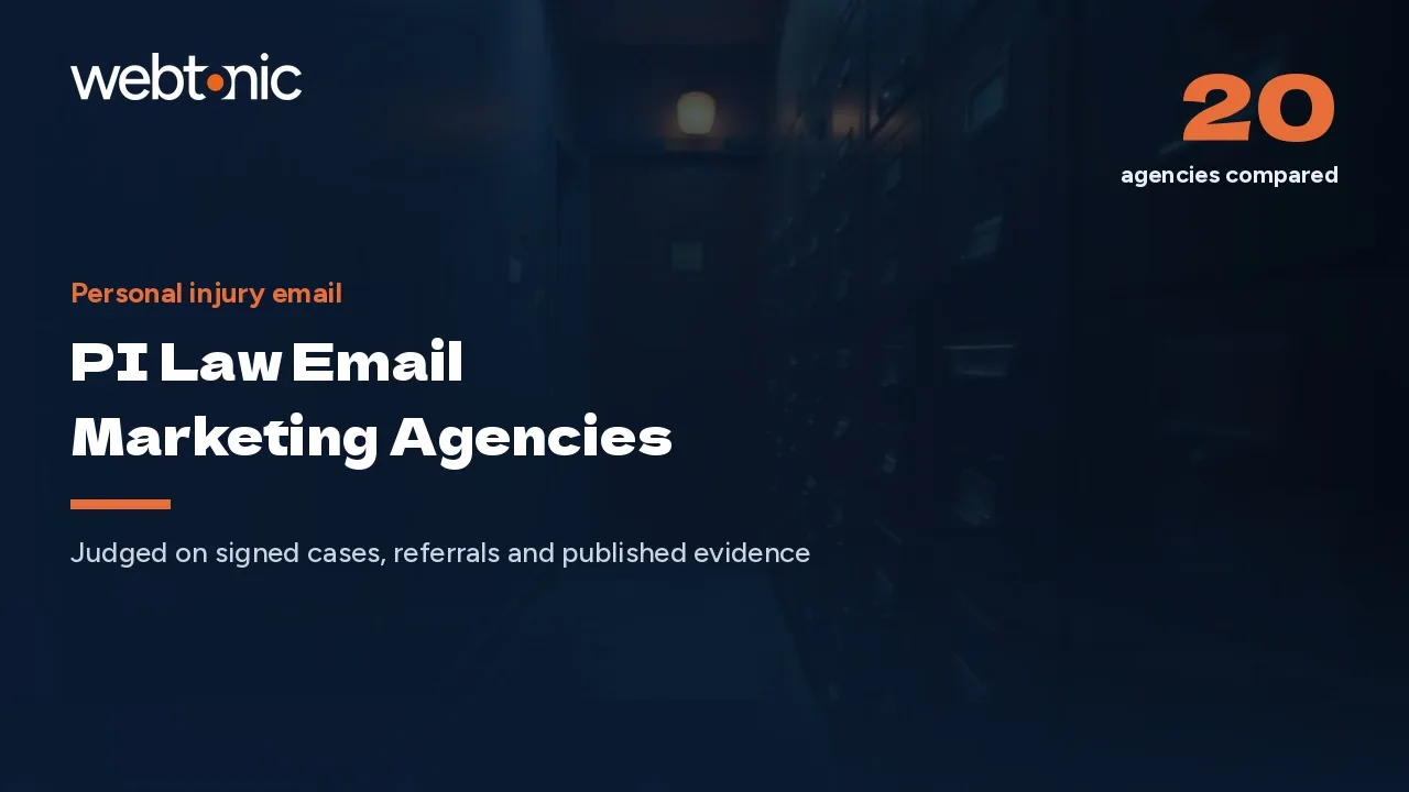 20 Personal Injury Email Marketing Agencies Worth a Retainer in 2026 — Web Tonic blog thumbnail