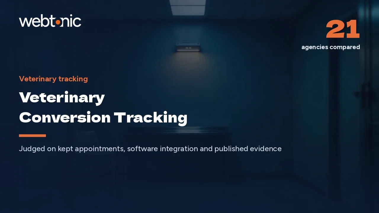 Veterinary Conversion Tracking in 2026: 21 Agencies Reviewed — Web Tonic blog thumbnail