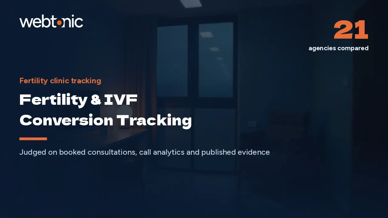 Fertility Clinic Conversion Tracking: 21 Agencies Rated for 2026 — Web Tonic blog thumbnail