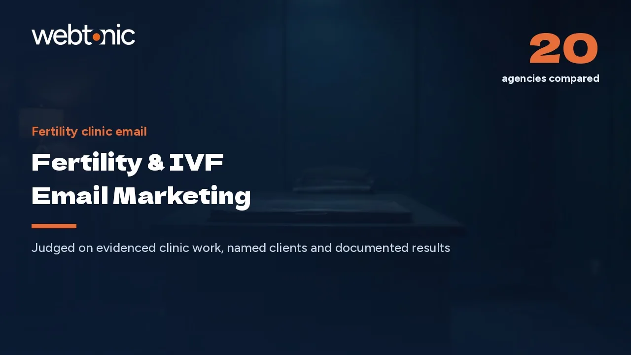 Fertility Email Marketing Agencies: 20 Picks for 2026 — Web Tonic blog thumbnail