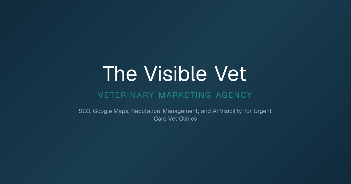 The Visible Vet Logo