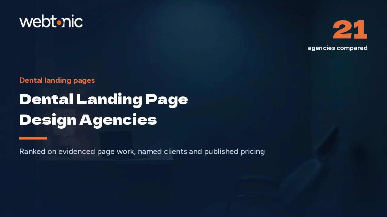 21 Dental Landing Page Design Agencies, Compared for 2026 — Web Tonic blog thumbnail