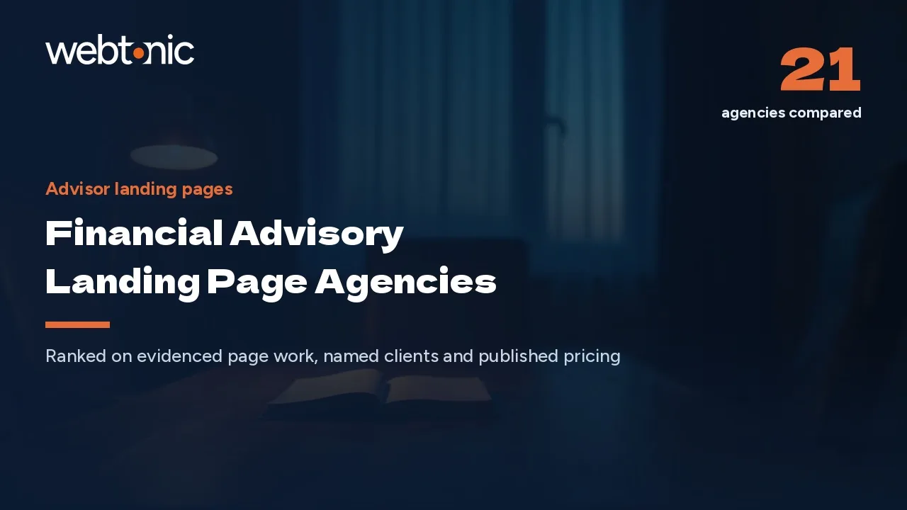 Where Advisor Ads Land: 21 Page Design Agencies in 2026 — Web Tonic blog thumbnail
