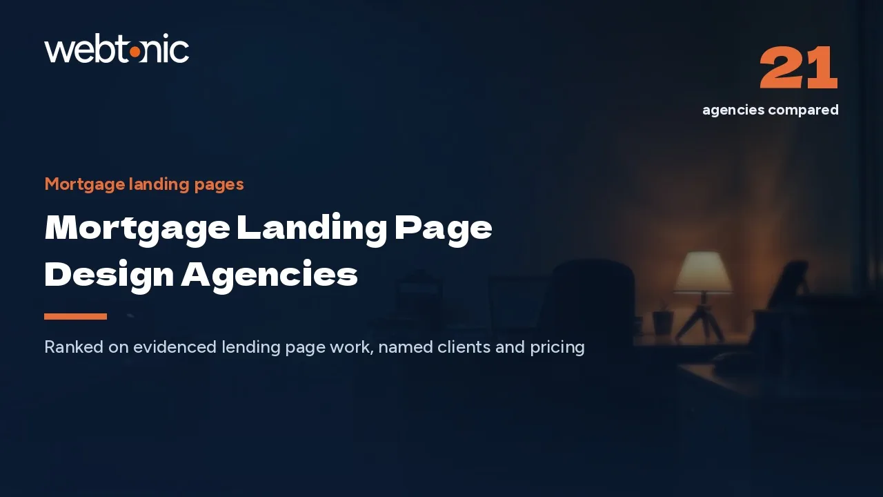 Rate Locks and Refis: 21 Mortgage Page Agencies in 2026 — Web Tonic blog thumbnail