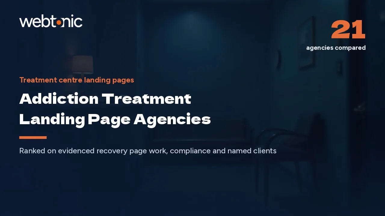 The 2 A.M. Search: 21 Rehab Landing Page Agencies, 2026 — Web Tonic blog thumbnail