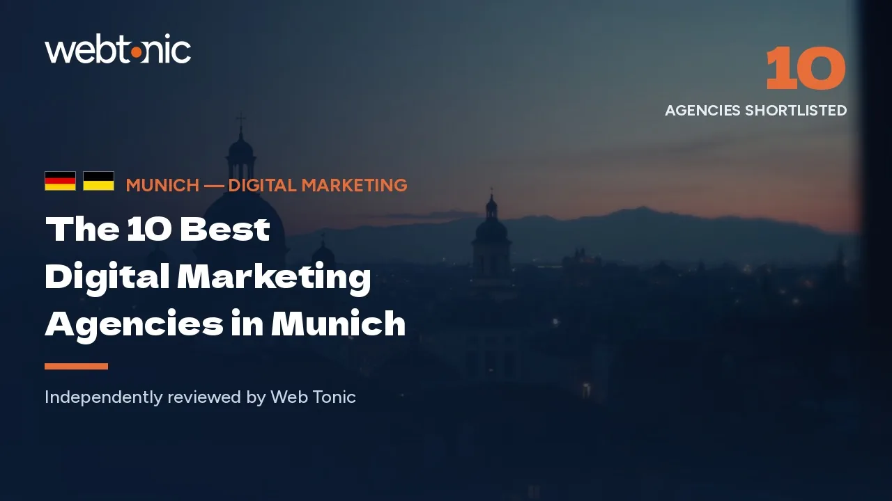 The 10 best digital marketing agencies in Munich — Web Tonic blog thumbnail