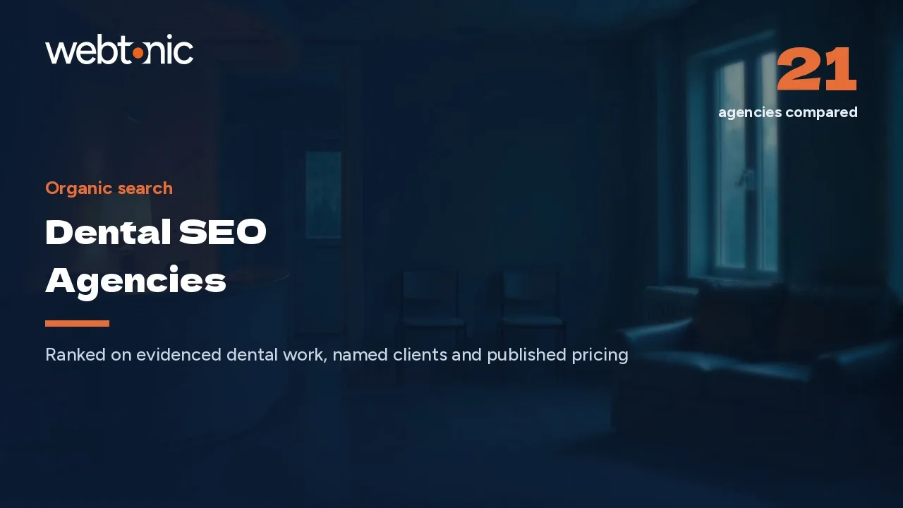 77% Search First: 21 Dental SEO Agencies for 2026 — Web Tonic blog thumbnail