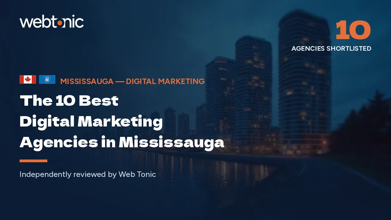 The 10 best digital marketing agencies in Mississauga — Web Tonic blog thumbnail