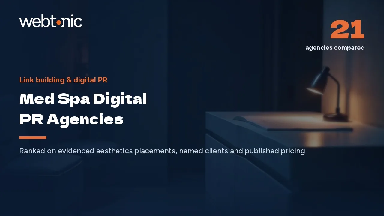 Paid Post or Earned Feature? 21 Med Spa PR Firms for 2026 — Web Tonic blog thumbnail