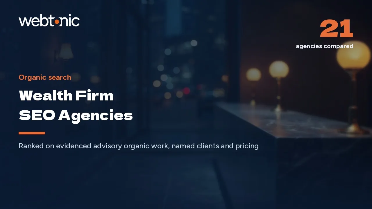 Directories Beat AI Search: 21 Wealth SEO Agencies for 2026 — Web Tonic blog thumbnail