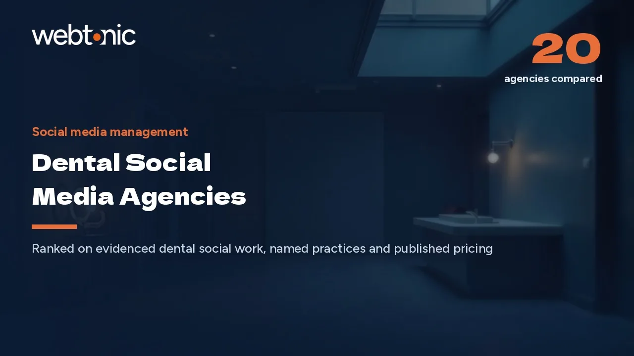TikTok Beats Instagram 4x: 20 Dental Social Firms in 2026 — Web Tonic blog thumbnail