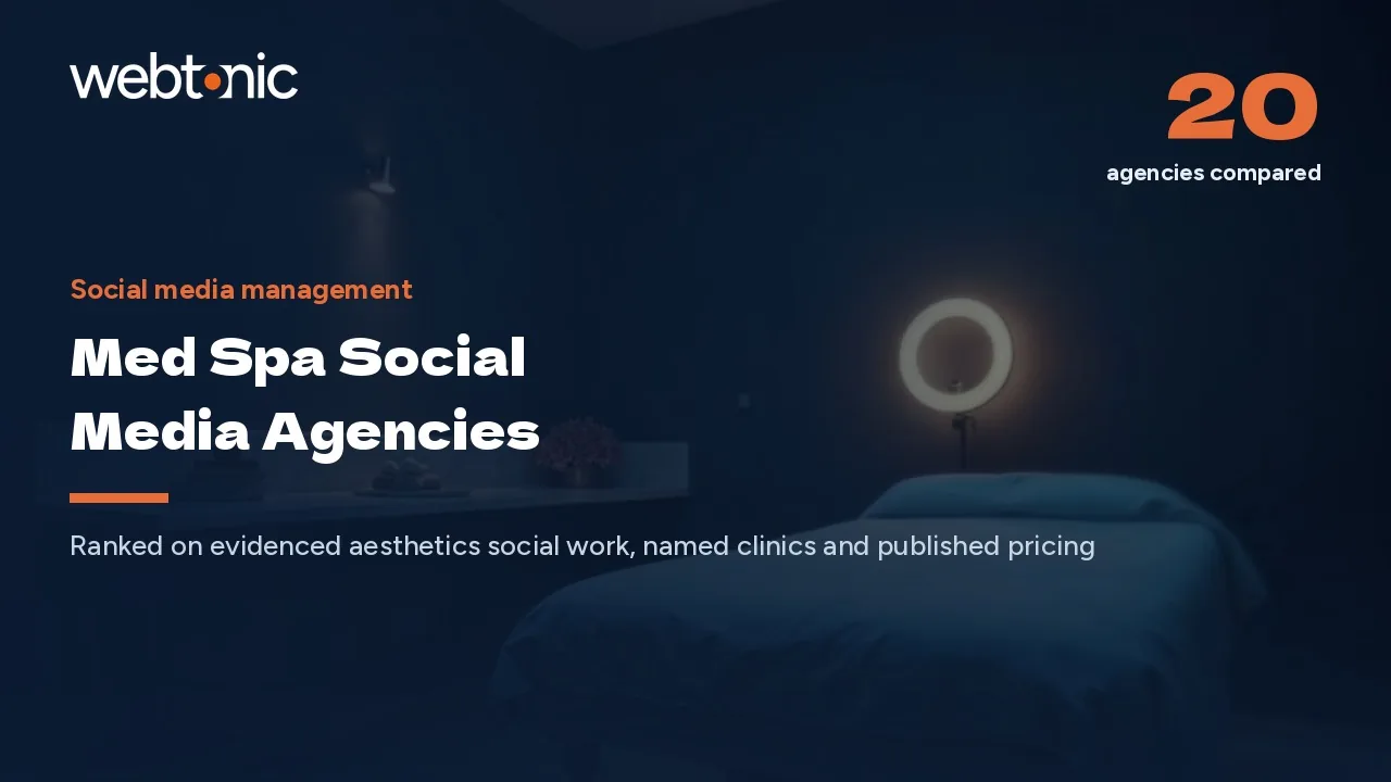 91% Read Reviews First: 20 Med Spa Social Agencies in 2026 — Web Tonic blog thumbnail