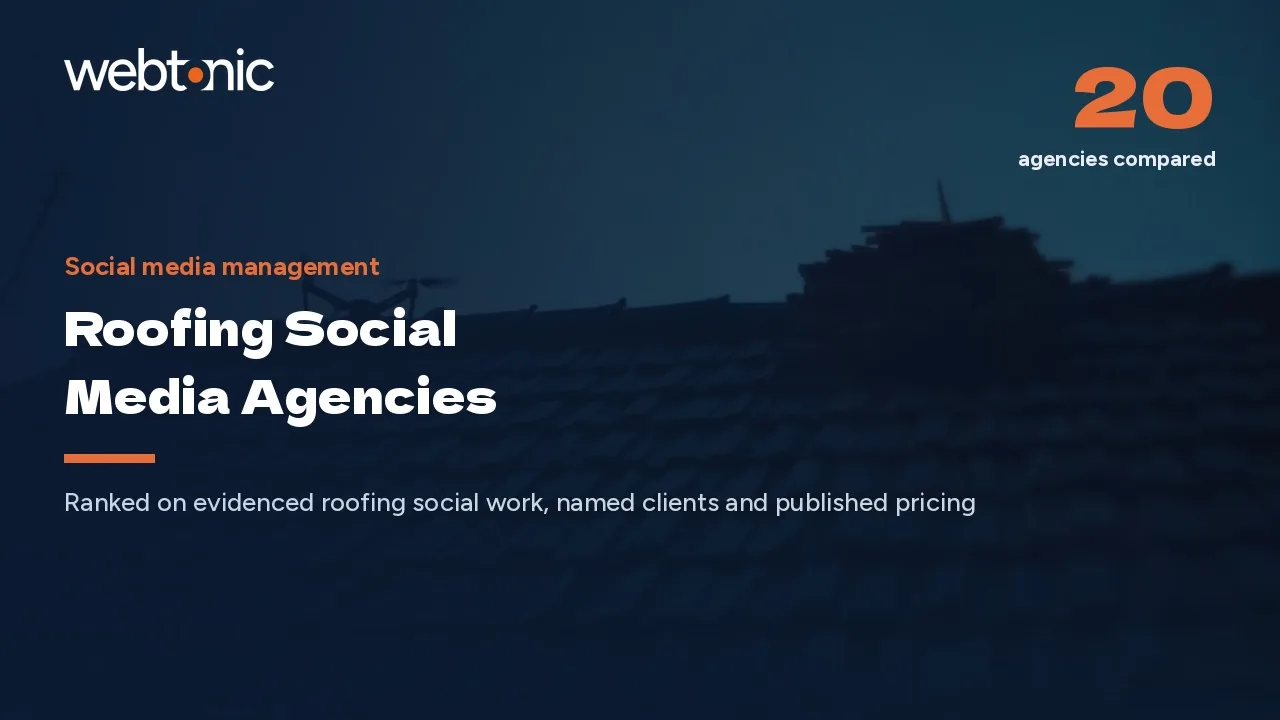Facebook Wins 64% of Roofing Leads: 20 Social Firms, 2026 — Web Tonic blog thumbnail