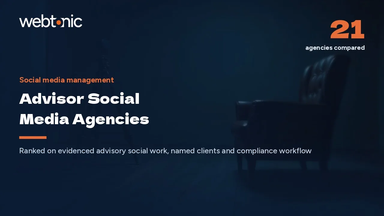 Compliance First: 21 Advisor Social Firms, 2026 — Web Tonic blog thumbnail