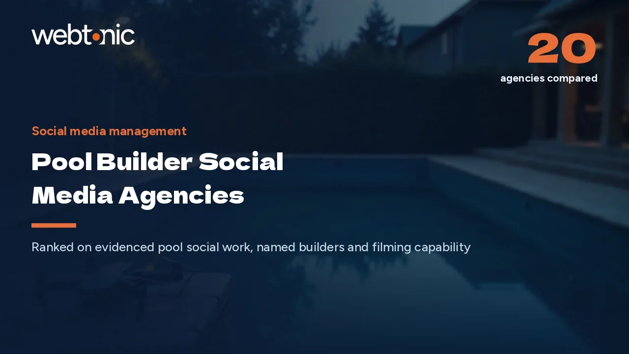Pool Social Media Agencies: 2026 Buyer’s Guide — Web Tonic blog thumbnail