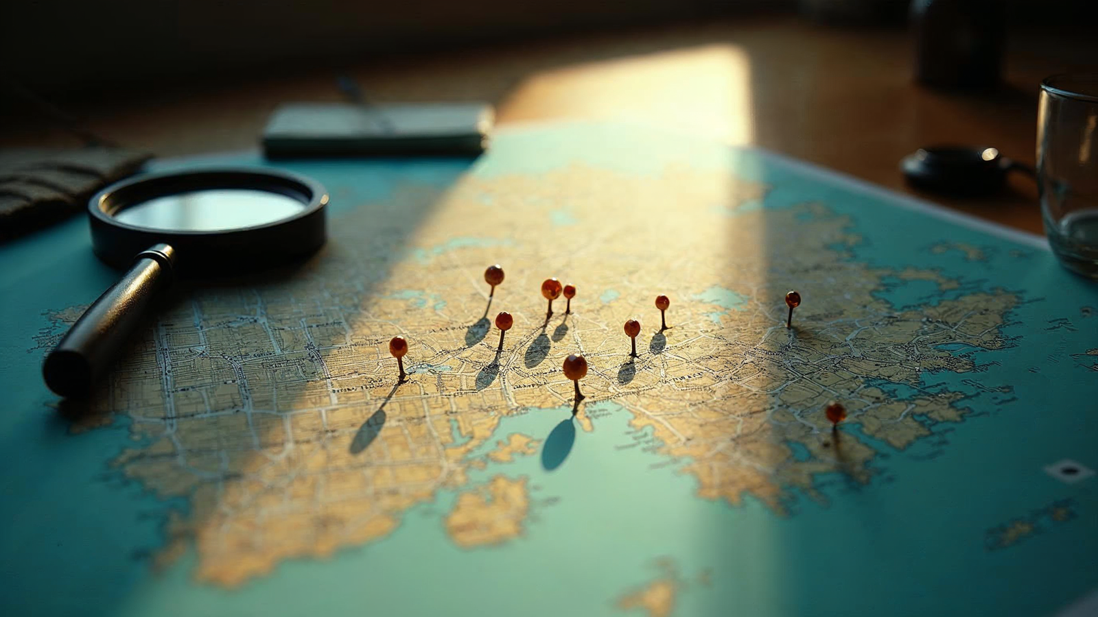Area structure mapped to real coverage