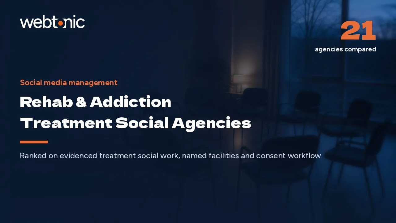 Rehab Social Media Agencies: 21 Vetted for 2026 — Web Tonic blog thumbnail